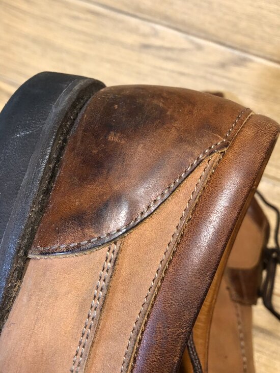 Allen Edmonds men derbys Style Roanoke, light cognac, 14 main image 10